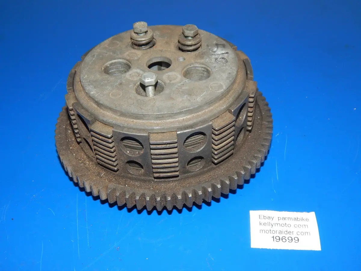 1987-88 Husqvarna 510 Motor Engine Clutch Disc Plate  Basket Spring 16T Gear 379 1