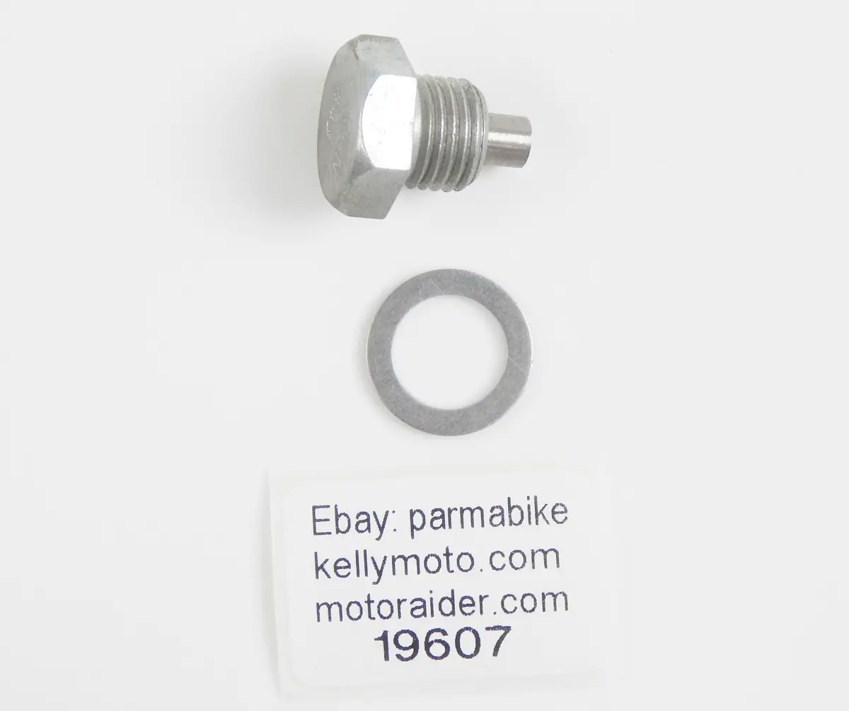 K&N 443 Magnetic Oil Drain Plug L=10 Mm Thread D=13.90 Mm Honda Yamaha Kawasaki 1