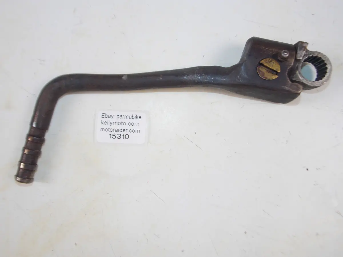 Vintage Motorcycle Kick Starter Lever Pedal L=200Mm Spline D=18Mm Beta 1970'S 1