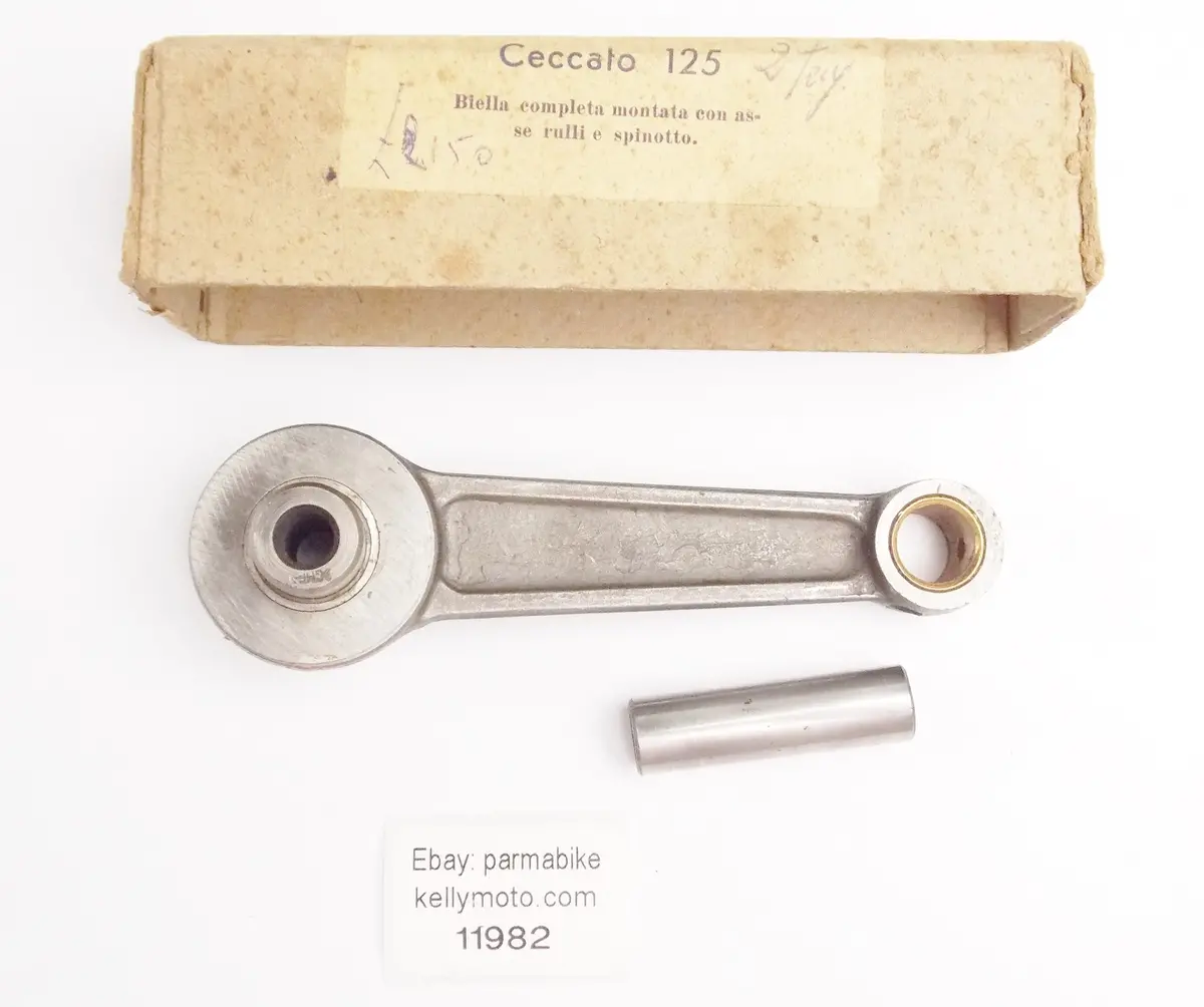Nos Cfm Connecting Rod + Bearing + Pin Set Cpl. Ceccato 125 Cc. 2-Stroke Motor 1