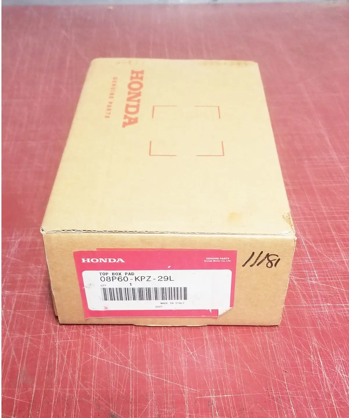 Oem Honda Top Case Backrest Pad Shad Sh29 Sh37 Sh46 08P60-Kpz-29L | 08P60kpz29l 1