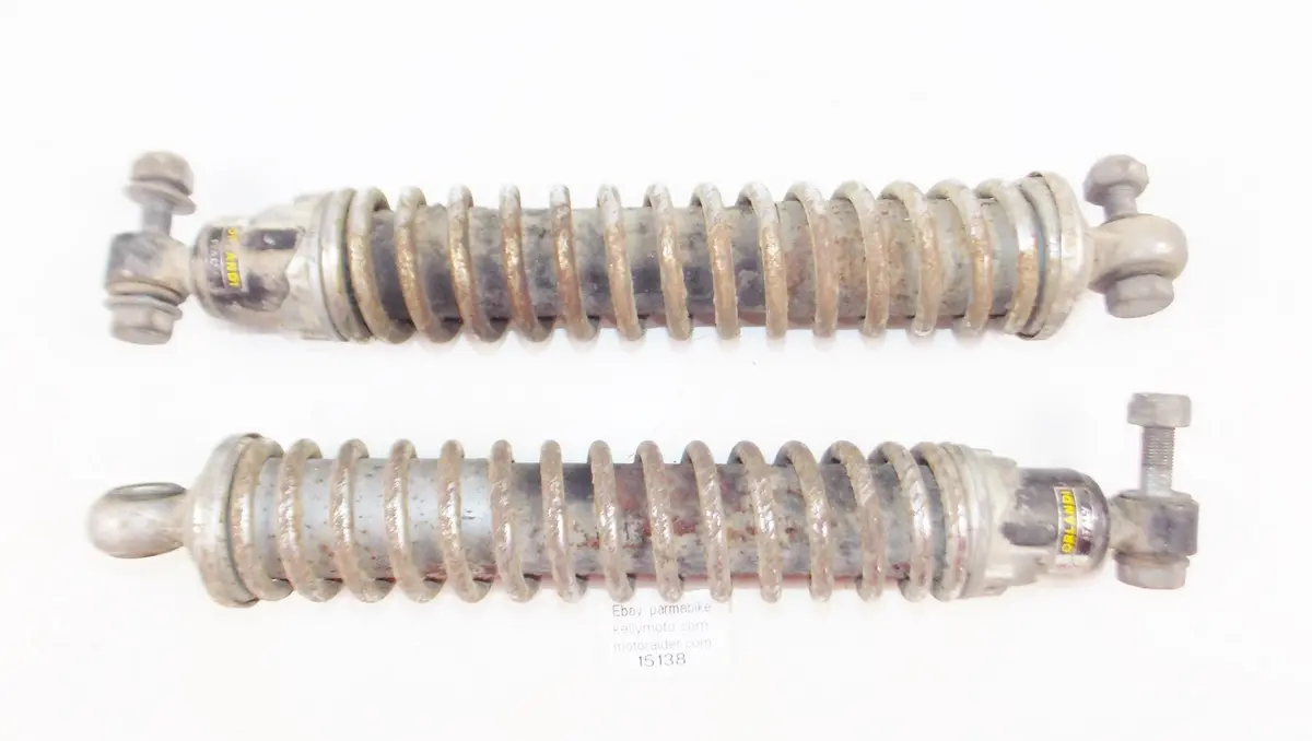 Vintage Motorcycle Orlandi Rear Shocks L=11.75" 300Mm Morini Benelli Ducati Beta 1