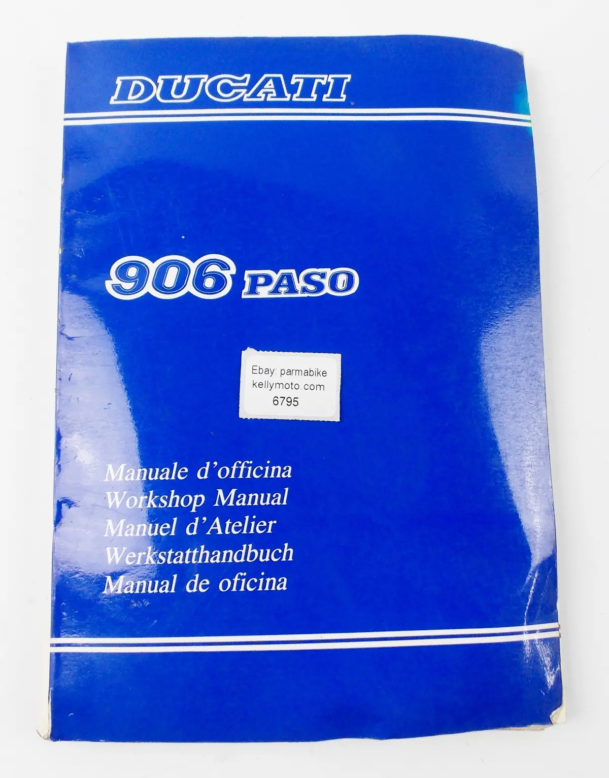 1986-1992 Ducati 906 Paso Workshop Manual Book Repair Maintenance 1