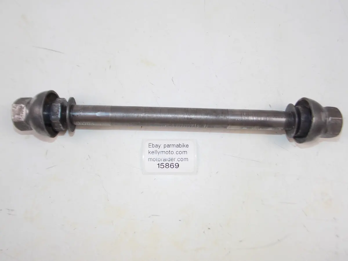 1953-56 Mv Agusta Pullman 125 Rear Wheel Pin Bolt Axle Washer Nut Vintage Italy 1