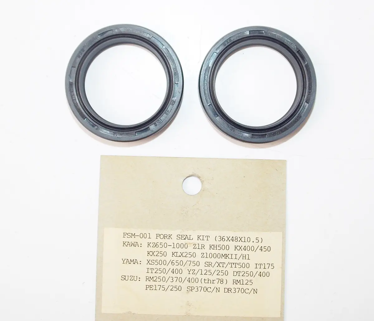 Nos K&L Suzuki Yamaha Kawasaki 36X48x10.5 Front Fork Oil Seal Kit 15-1411 2