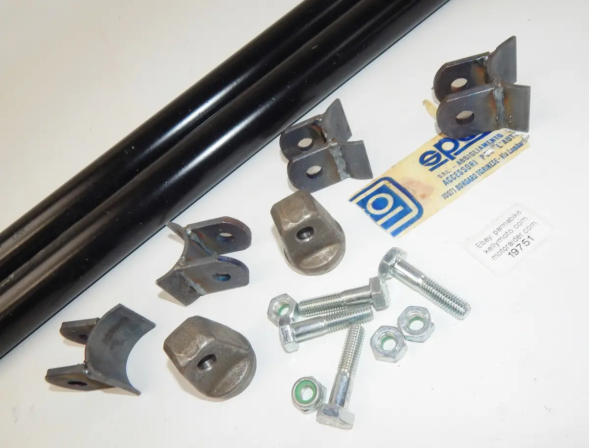 1980'S Sparco Racing 00721 Rollbar Door Bars L=114Cm D=4Cm Vintage Fiat Lancia 2