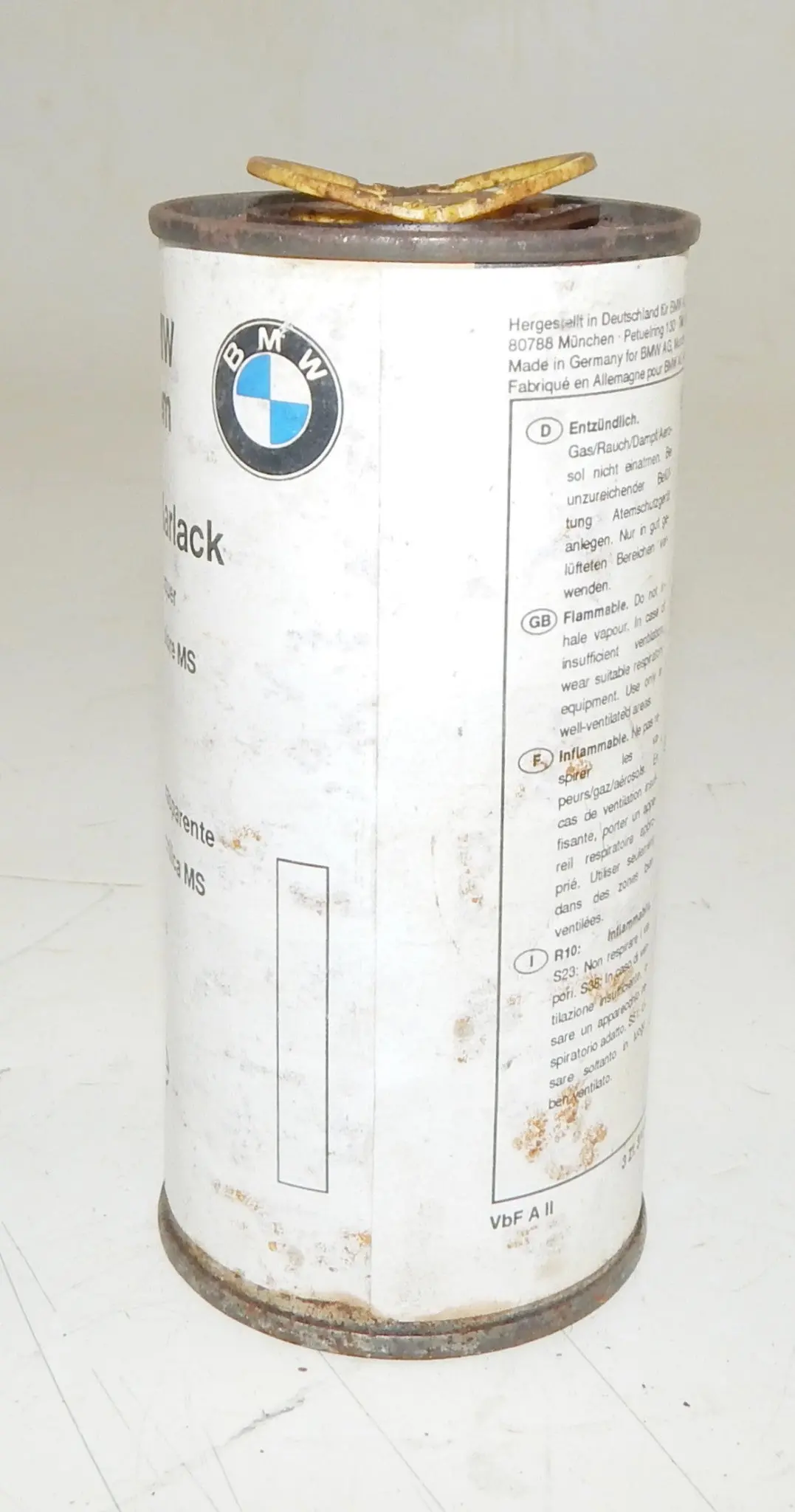 Oem Bmw Paint Can 250Ml Acrylic Ms-Clear Lacquer 2