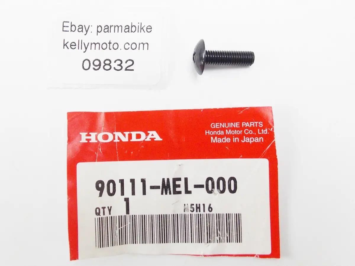 Nos Oem 2004-2012 Honda Cbr1000/600  Truss Screw (5X18)   90111-Mel-000 1