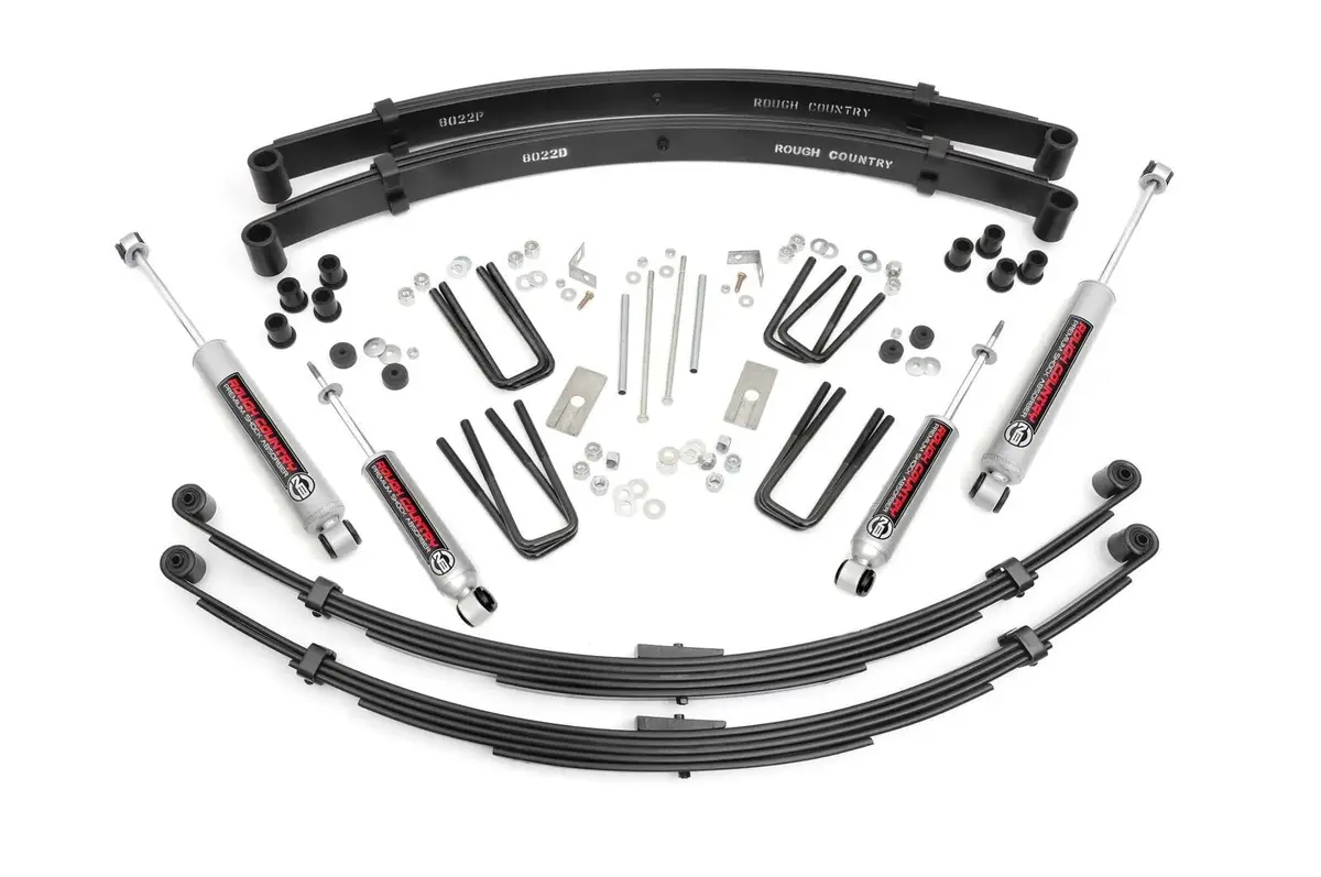 Rough Country 3 Inch Lift Kit Rear Springs | Toyota Truck 4Wd (1984-1985) Pn: 71530(Hp2) 1