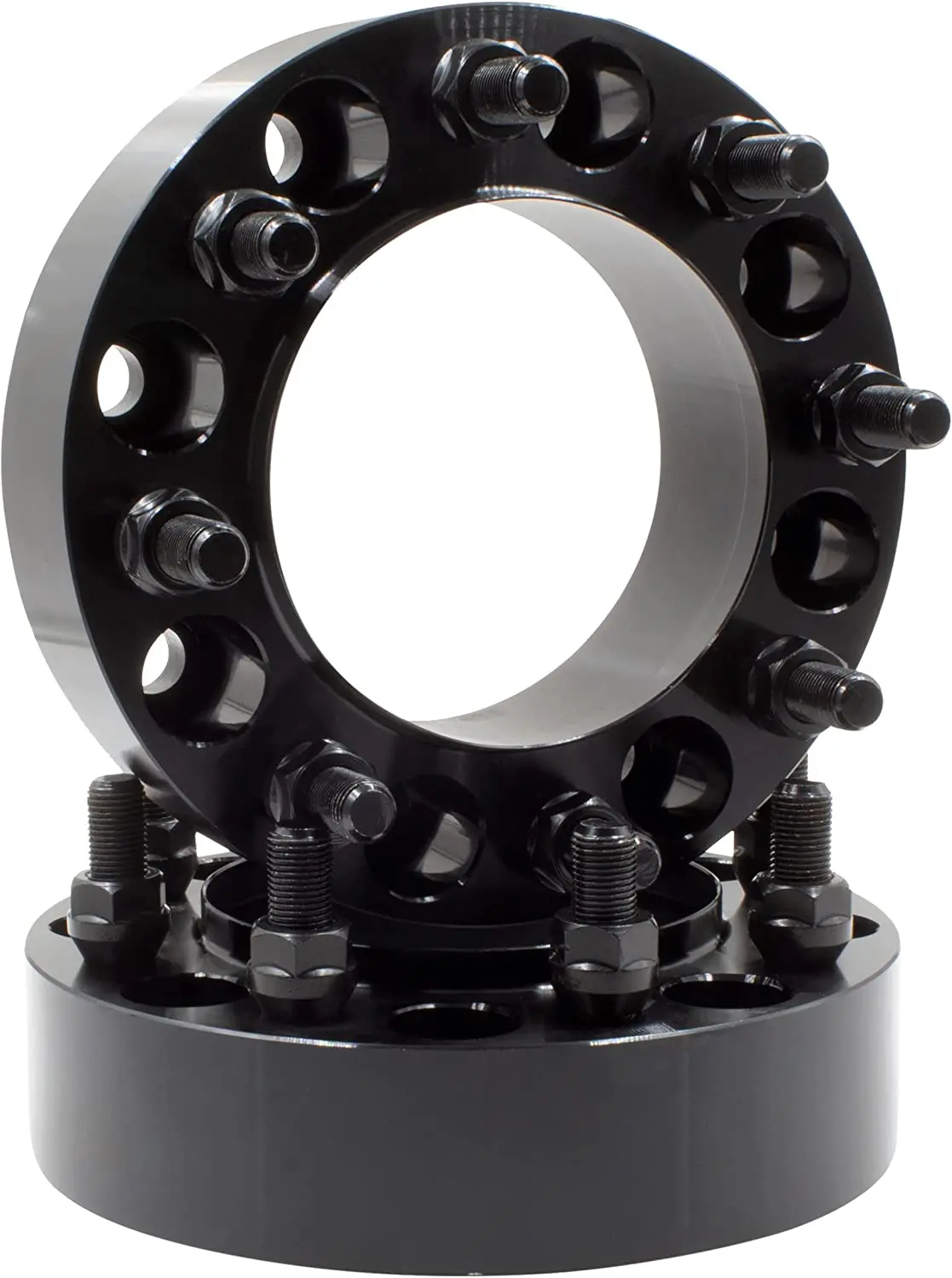 2" Wheel Spacers 8X170mm 14X1.50 Thread Stud 124.9Mm Hub Fits Ford 2003+ F250/350 Super Duty- Pt# 8170-8170H-E14 (D2) 1
