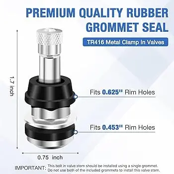 Metal Tire Valve Stem Sold Individually 40141600 1