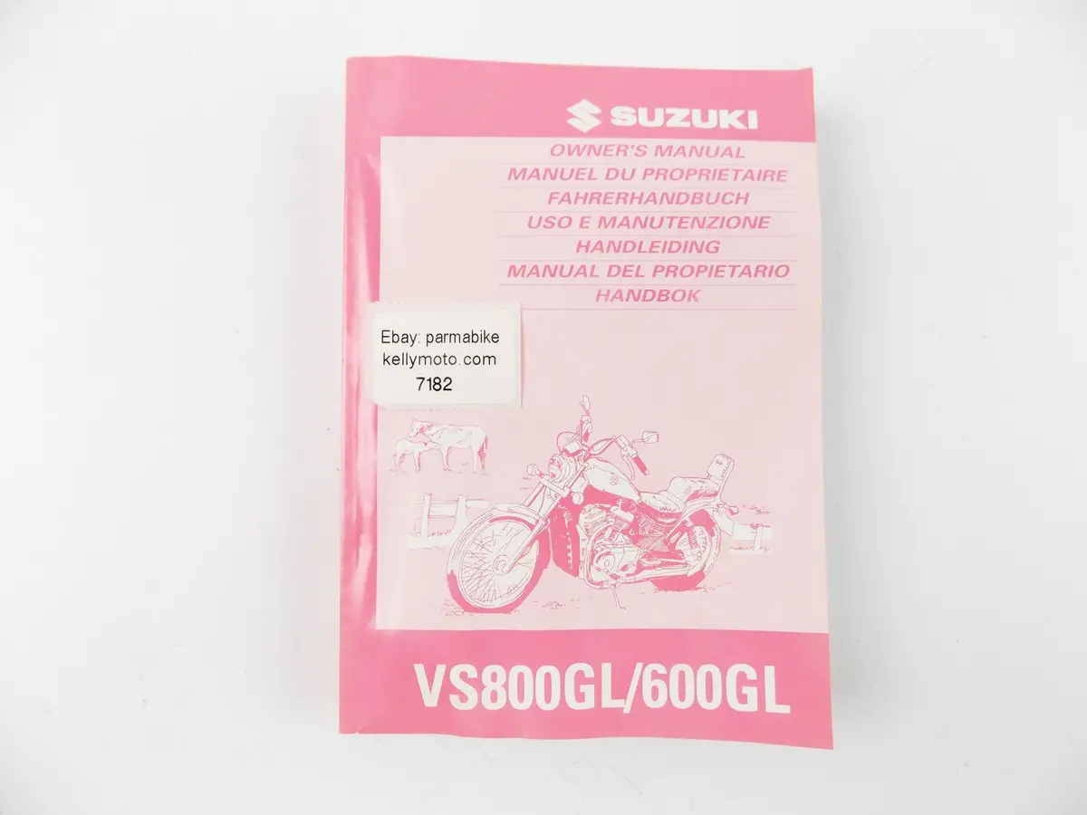 1996 Suzuki Vs80ogl Vs600gl Owner User Manual Book Catalog 99011-39A56-042 1