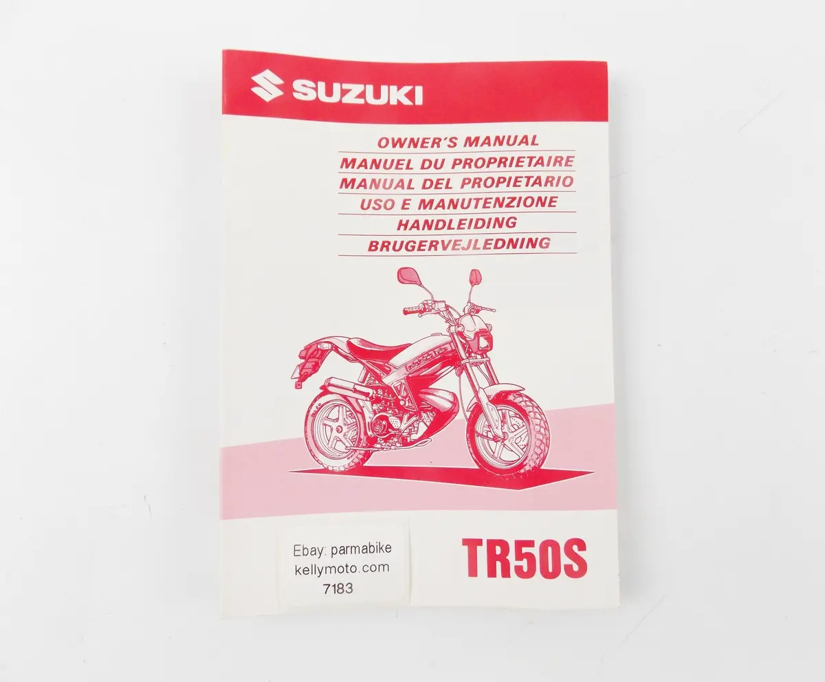 1997 Suzuki Owner User Maintenance Manual Book Catalog Tr50s 99011-06F50-Dtd 1
