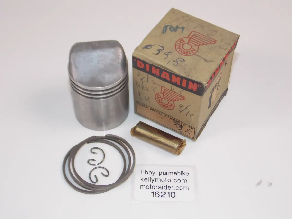 Dinamin 106 Piston 39.8Mm+Rings+Circlips+11Mm Pin Itom 48 Vintage Italy # 16210 1