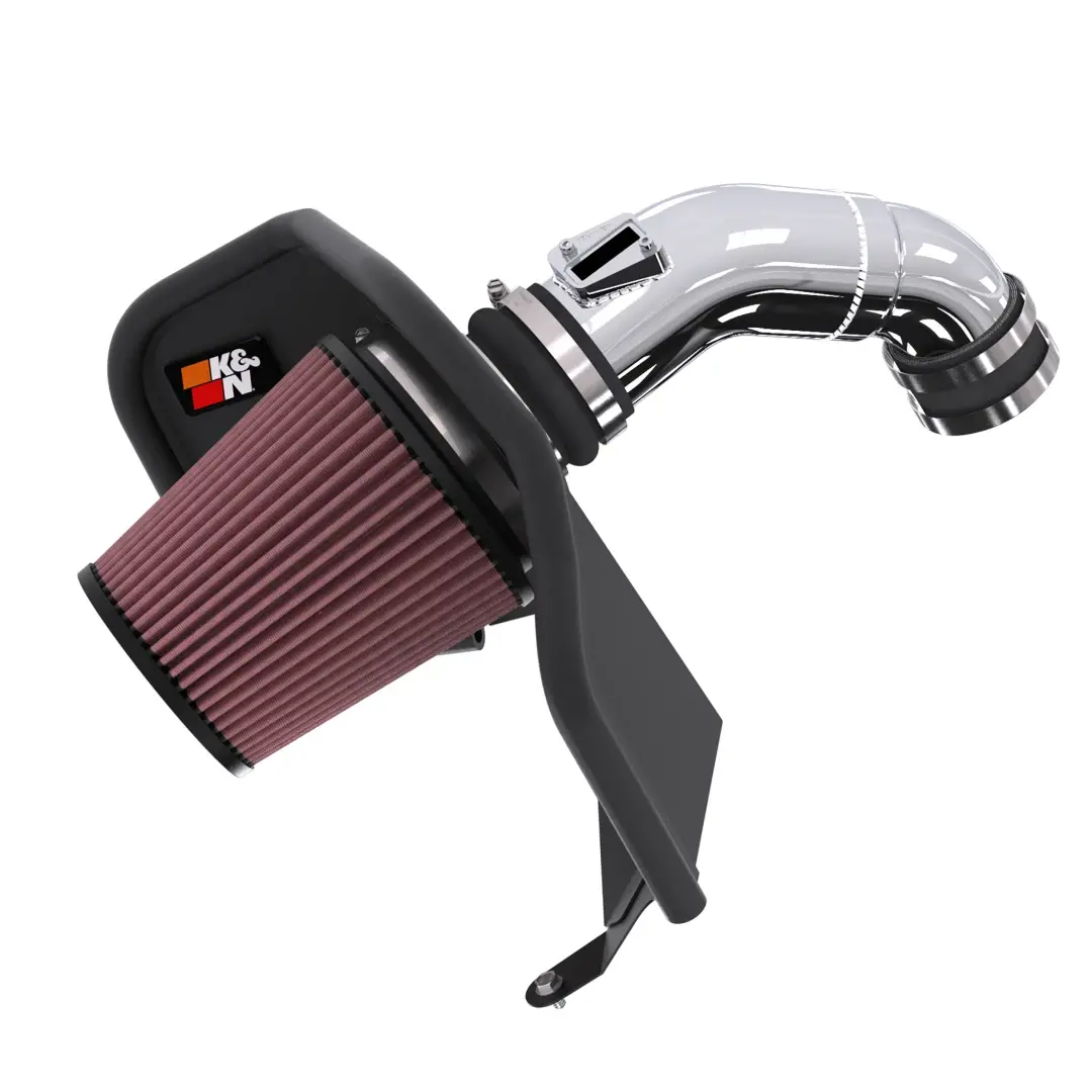 K&N Cold Air Intake System - High-Flow Air Filter, Aluminum Tube - Toyota Tacoma L4-2.4L Turbo 77-9043Kp 1