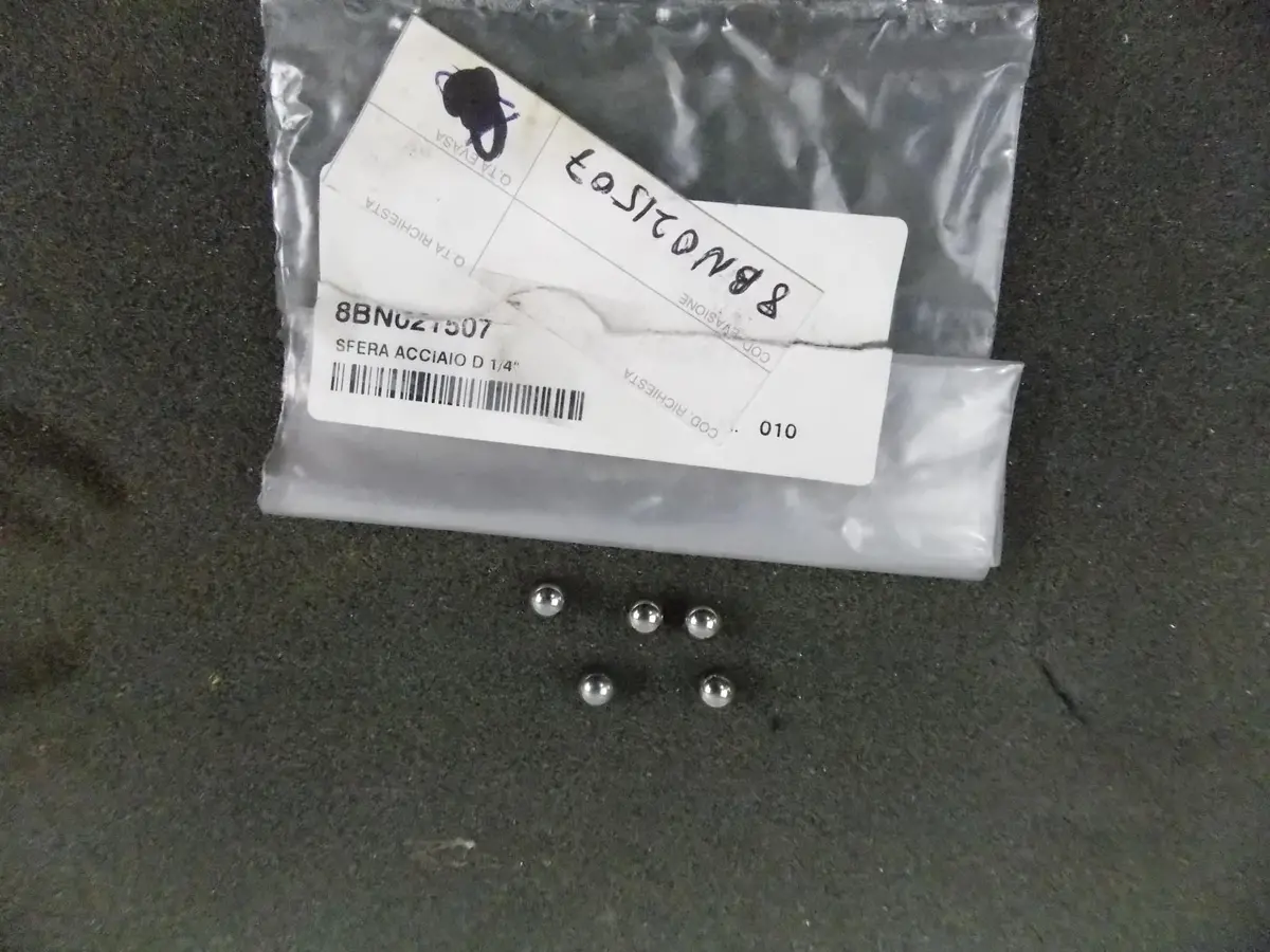Nos Oem Cagiva 1997-98 Mito Ev 1989 Blues 125 Steel Ball Bearing 1/4" 8Bn021507 1