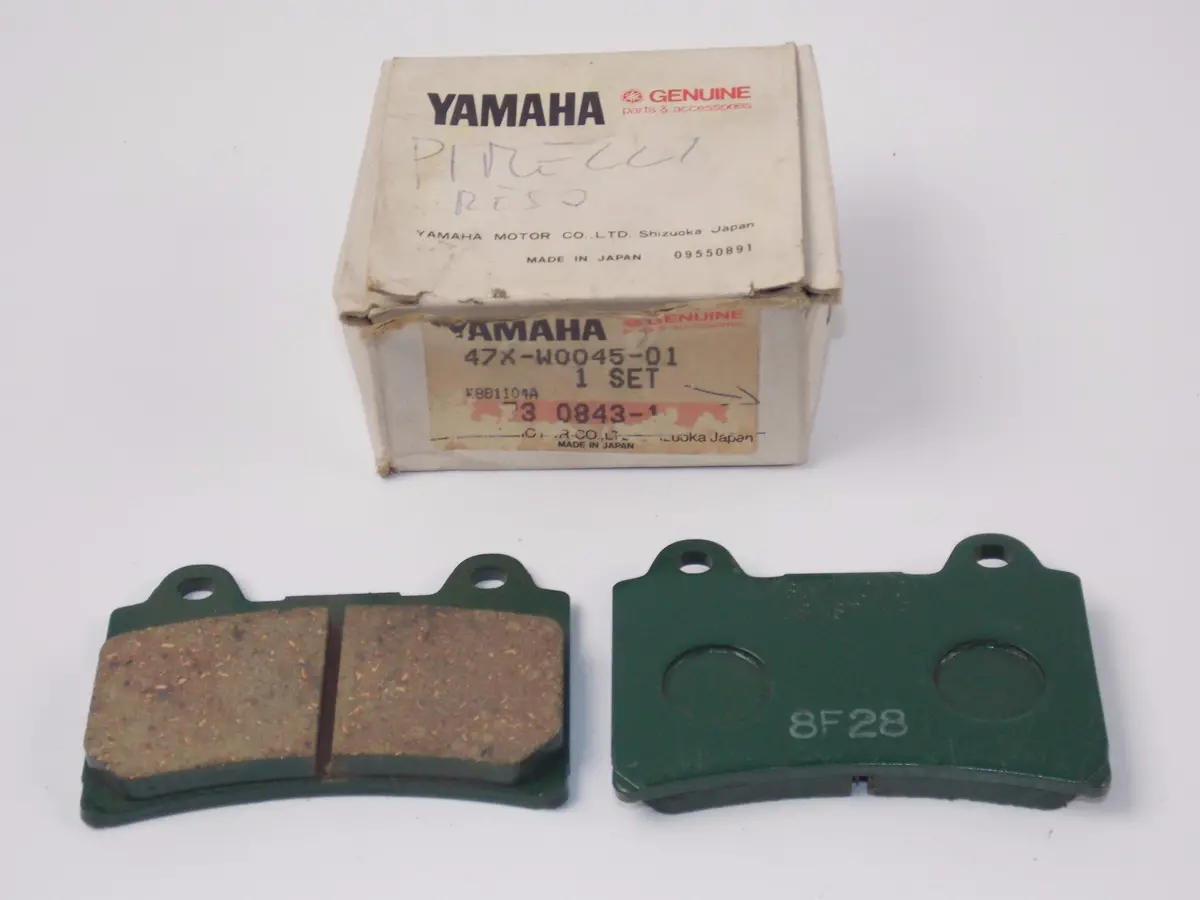Nos Oem Yamaha 1985 Fz750n 1986 Fz750s Fz750sc Rear Brake Pad Kit 47X-W0045-01 1