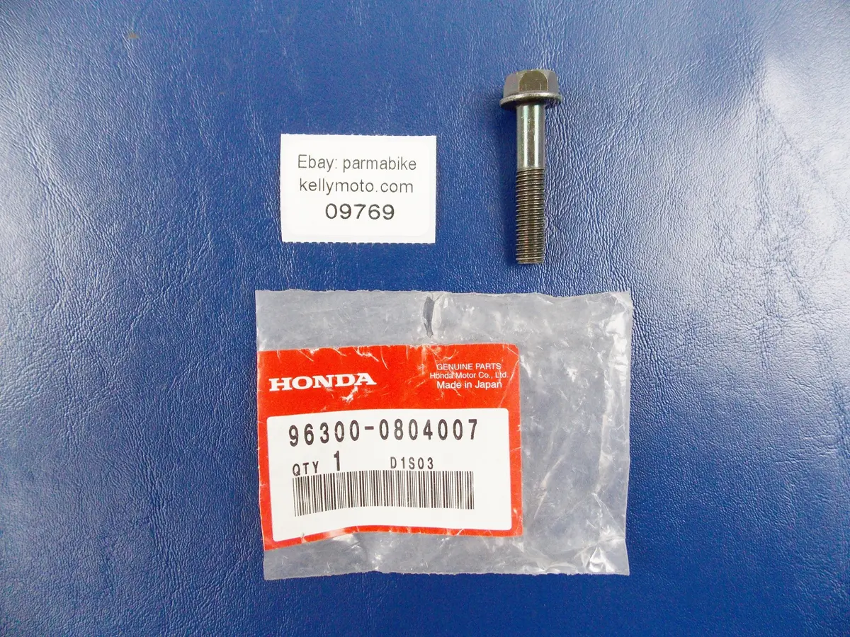 Nos Oem 1990-2015 Honda Cbr900/600 Vtr1000 Cb250 Flange Bolt 8X40  96300-0804007 1
