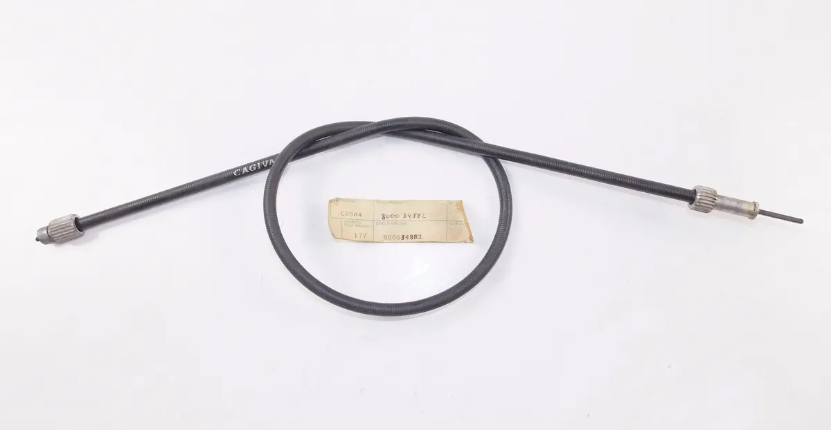 Nos Oem Cagiva 1985 Aletta Rossa/Elefant 125 (Wsxt) Tachometer Cable 800034882 1
