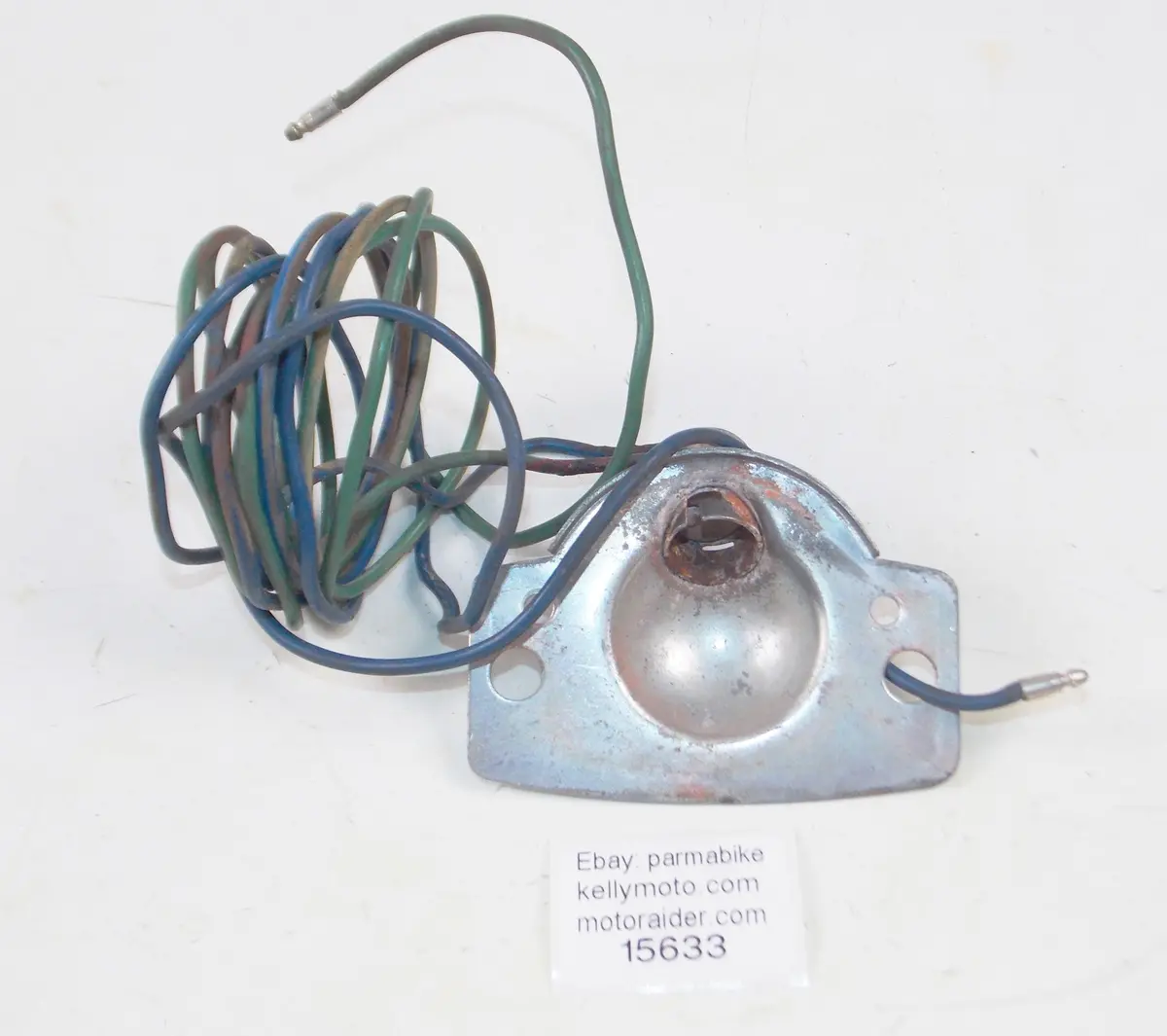 1950 Honda Ca 150 Dream Tail Light Base Plate Socket + Wire 1