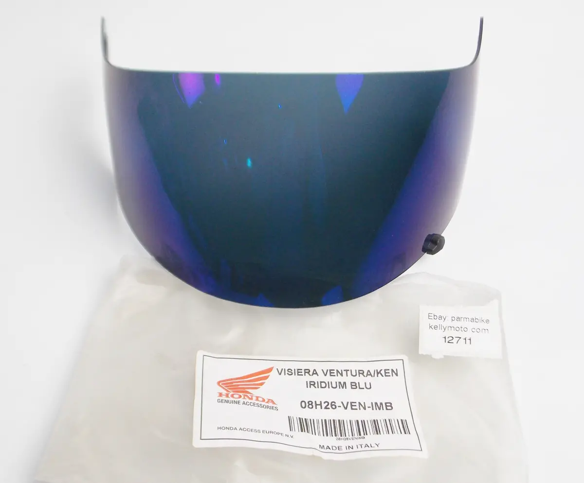 Oem Honda 08H26-Ven-Imb Helmet Ventura/Ken Shield Blue Iridium Visor Motorcycle 1
