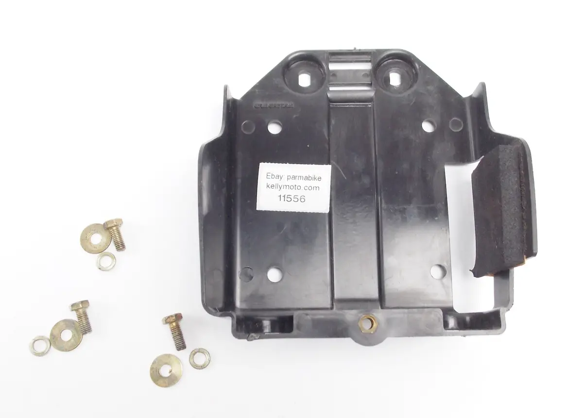 1986 Cagiva Elefantre 125 Battery Box Tray Holder + Screws Elefant-3 1
