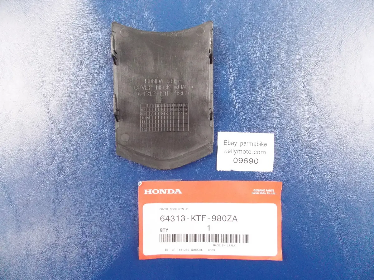 Nos Oem Honda 2010 Sh150 Cover Neck Guard *Nh1* Black 64313-Ktf-980Za 1