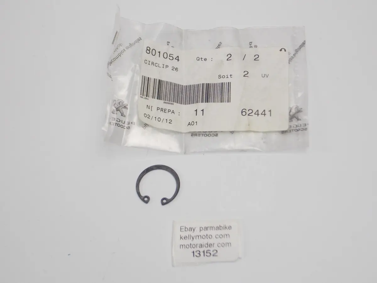 Oem Peugeot Scooter Lxr 125 Circlip Water Pump 801054 1