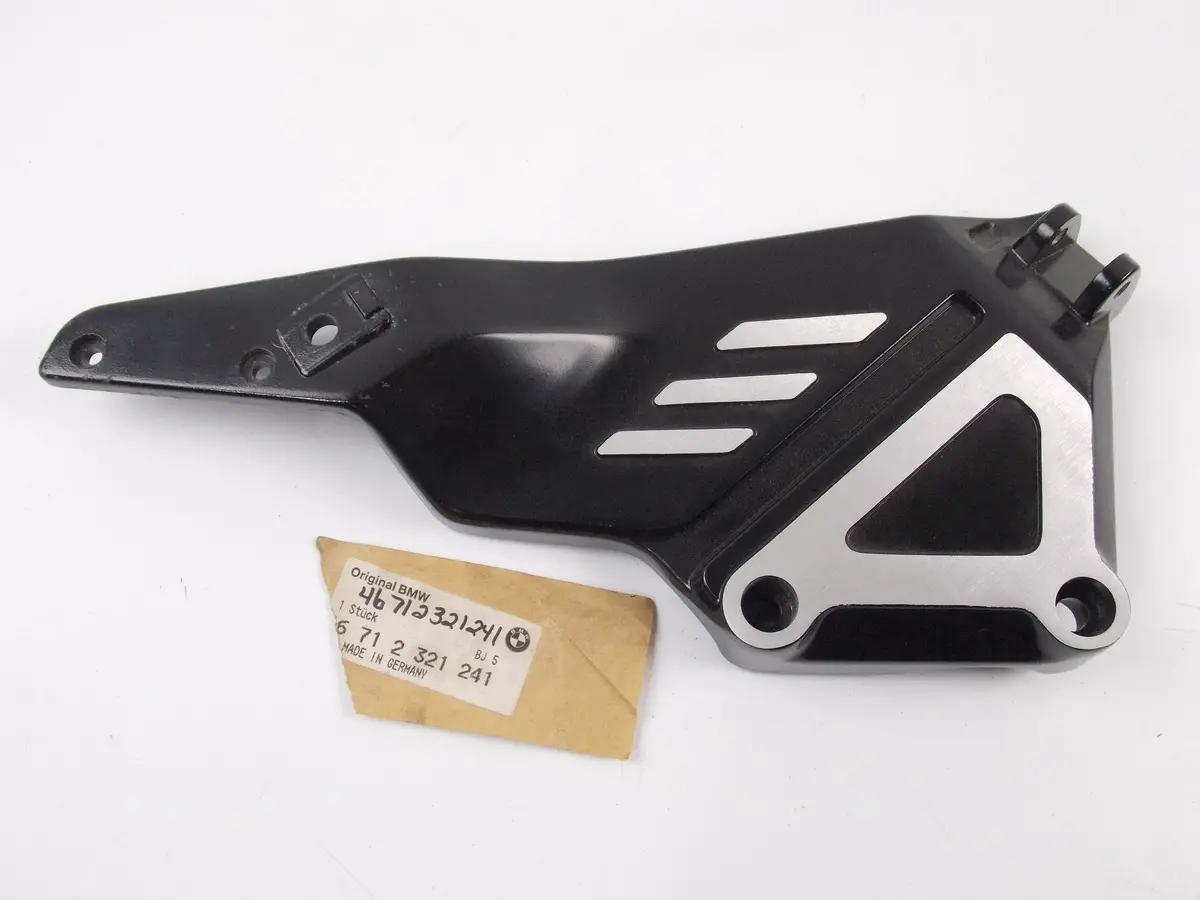 Oem Bmw 1992-1997 K1100lt 1993-1996 K1100rs Lh Footpeg Plate Support 46712321241 1