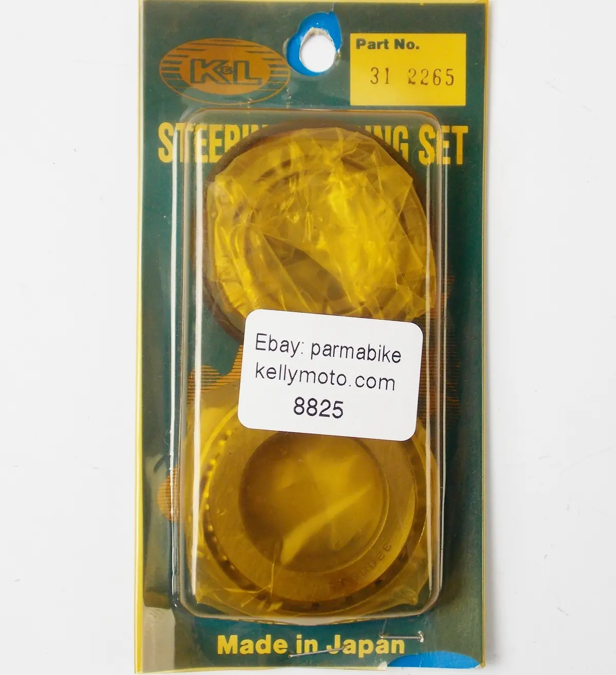 K&L Yamaha Suzuki Kawasaki Steering Stem Shaft Race & Bearing Kit 31-2265 1