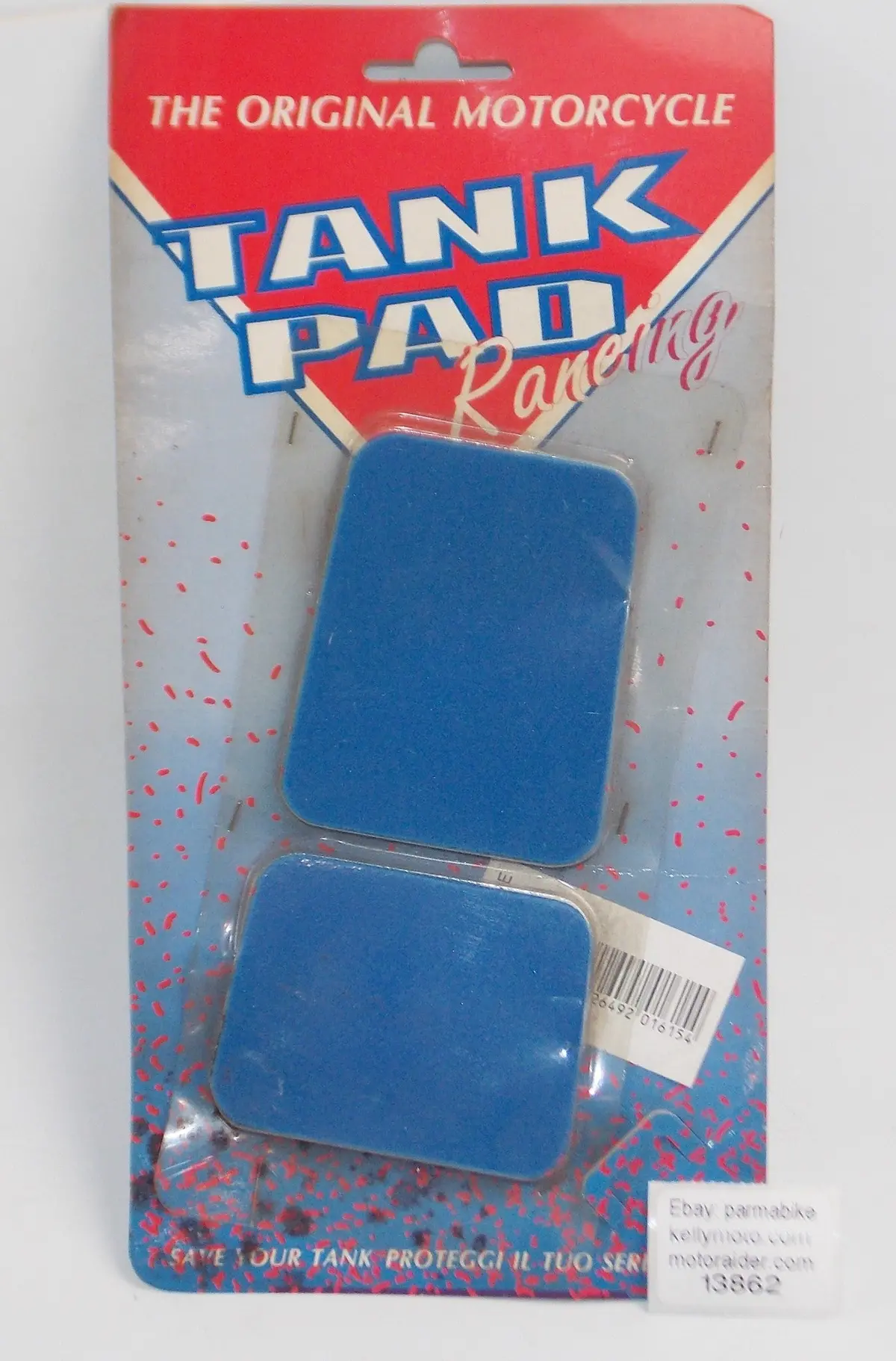 1980'S The Original Motorcycle Fuel Gas Tank Protector Pad Racing Universal 1