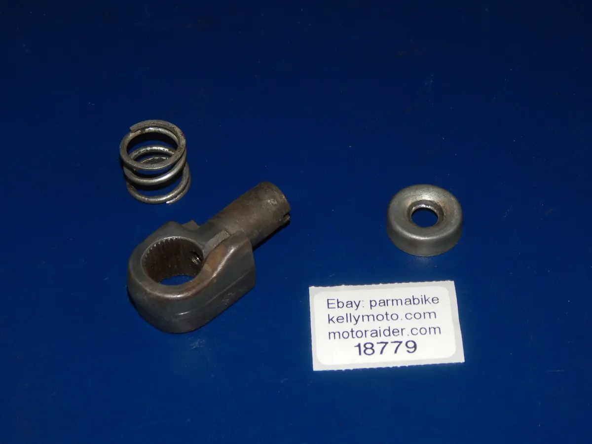 1970'S Hercules Gs Mx 7Sp Engine Kick Starter Lever Pedal Swivel Base+Spring 1