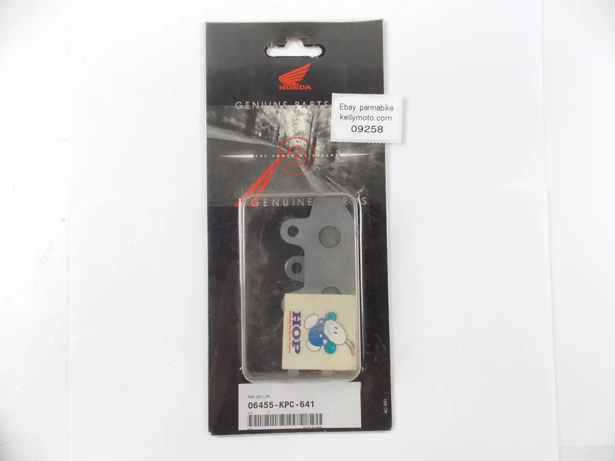 Nos Oem 2001-2010 Honda Xl125v Front Brake Pads Set 06455-Kpc-641 1