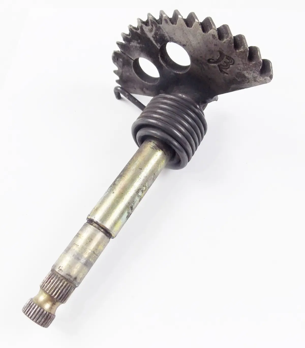 Oem Garelli Xo 125 150 Starter Shaft Gear + Return Spring Ga10051 2