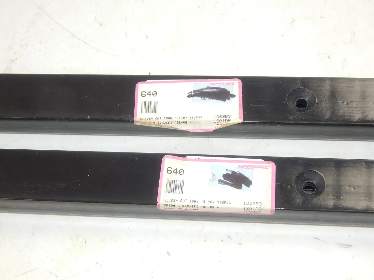 Snowmobile Marshall 640 Hyfax Pair Sliders Cat T660 2004-2007+ 10-53.75-0-0301 2
