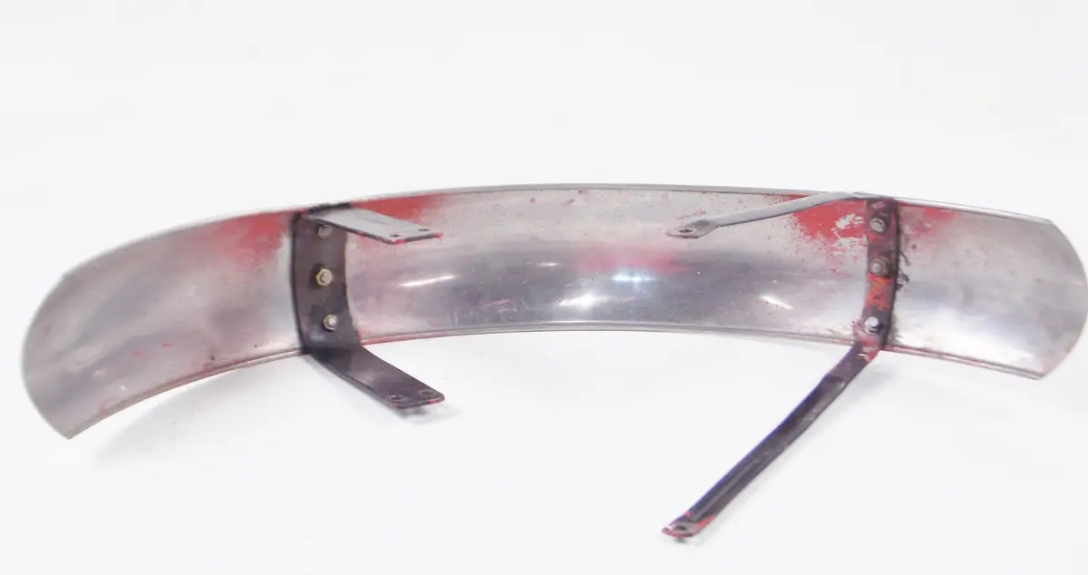 1959 Gilera Guibileo Mudguard Front Fender Steel With Brackets Vintage 2