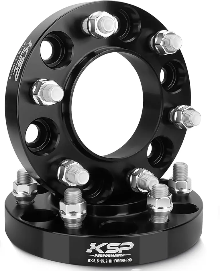 2022 Tundra Hub Centric Wheel Spacers Pair 1.00"- Pt# 22Tunhc1.0Bk (D4) 1