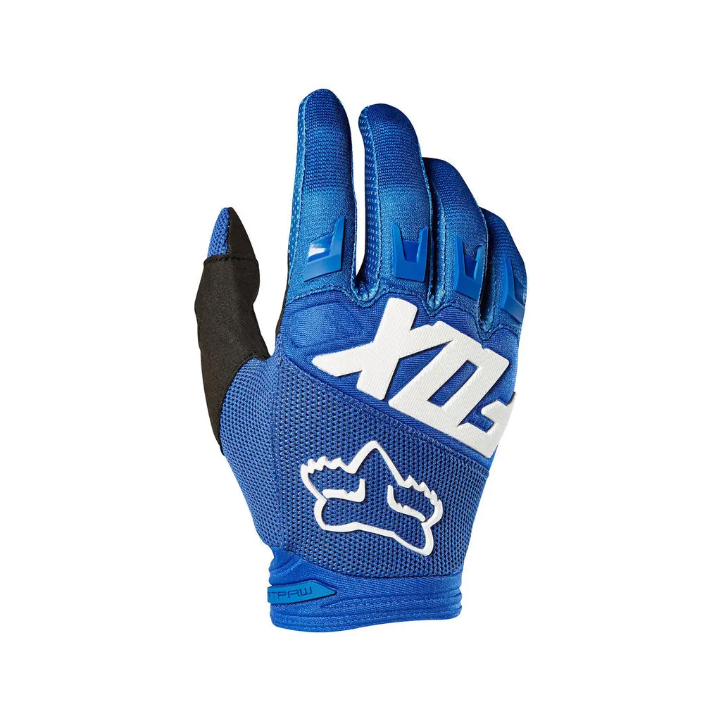 Fox Racing Men Dirtpaw Motocross Gloves — Fox Blue | Dirt Bike & Off-Road Gloves Kuwait 1