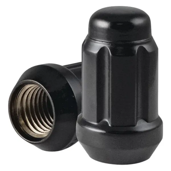 9/16" Black Closed End Long Spline 8 Lug Nut Set Of 32 W/ Key - Pt# 8748Lk8-B (G3) 1
