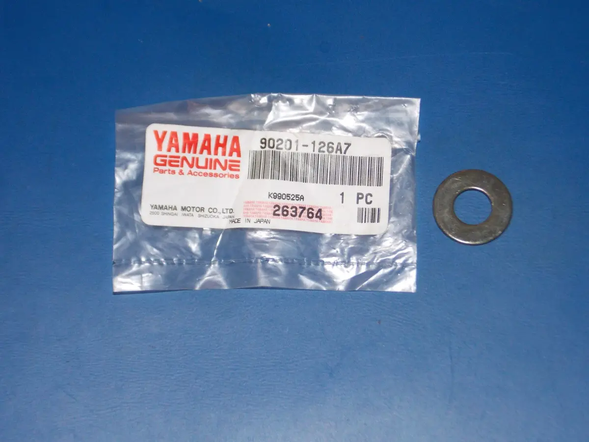 Nos 1981-2016 Yamaha Pw50 Yz60 Mj50 Xv500 Fj110/1200 Plate Washer  90201-126A7 1
