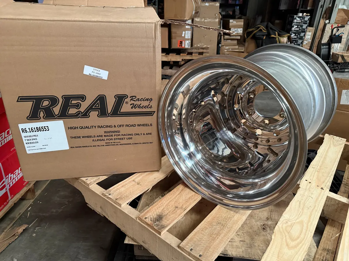 Real Racing Pro 6 3-Piece Wheel 16X18 | 6X5.5 | 3'' Bs |Toyota Bore 1