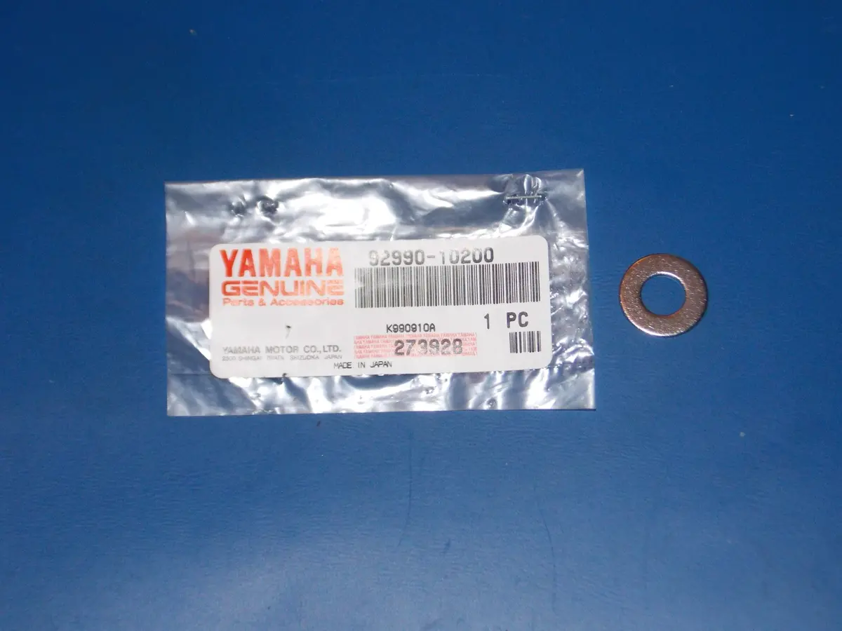 Nos 1968-2007 Yamaha Ef1200/18/2600 Sw396/433  Wj500 Washer  92990-10200 1