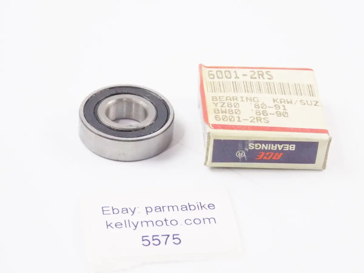 Ace Bearing 12X28x8  Kawasaki Suzuki 1980-1991 Yz80 | 1986-1990 Bw80 6001-2Rs 1