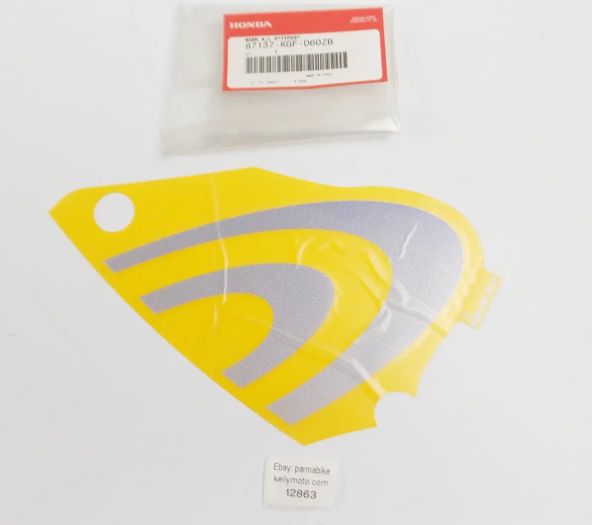 Oem Honda 2005 Nes125/150 Mark A. Decal L. Side Body Cover Type6 87137-Kgf-D60zb 1