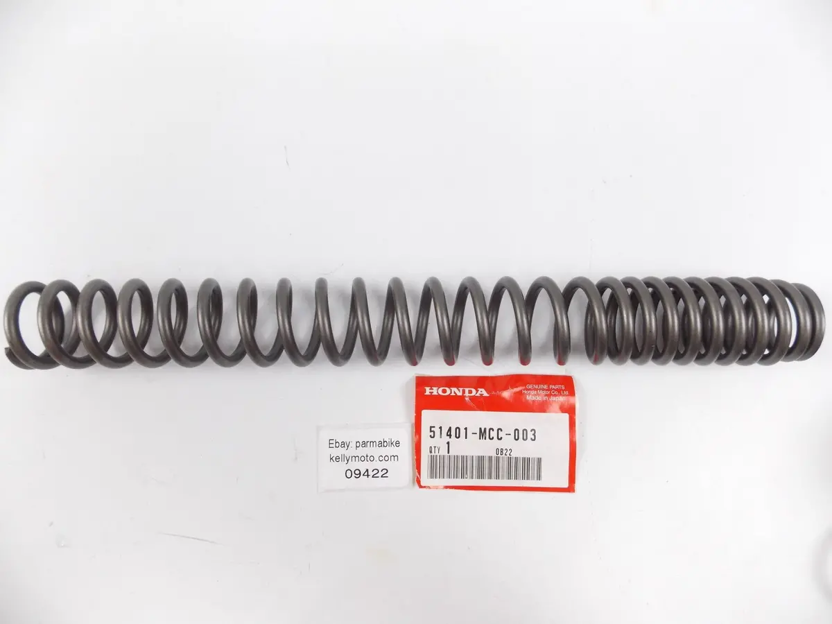 Nos Oem Honda 2000-2001 Cb1100 Spring Front Fork 51401-Mcc-003 1