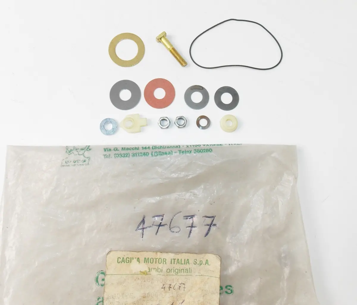 Nos Oem Cagiva Mito 125 1999-2007/ Supercity 125 1995-2010 Washer Kit 800047677 1