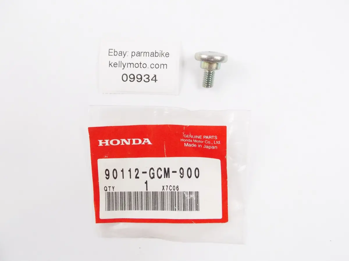 Nos Oem Honda Cbr600rr 2009-19/Ctx700 Screw Pan 6X13 90112-Gcm-900 1