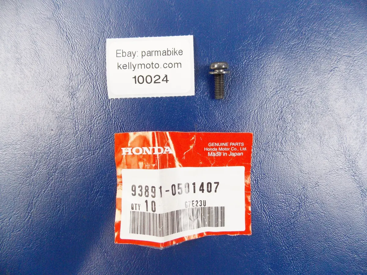 Nos Oem Honda 1997 Cb400 1987-1988 Cbr1000 Screw Washer 5X14 93891-0501407 1