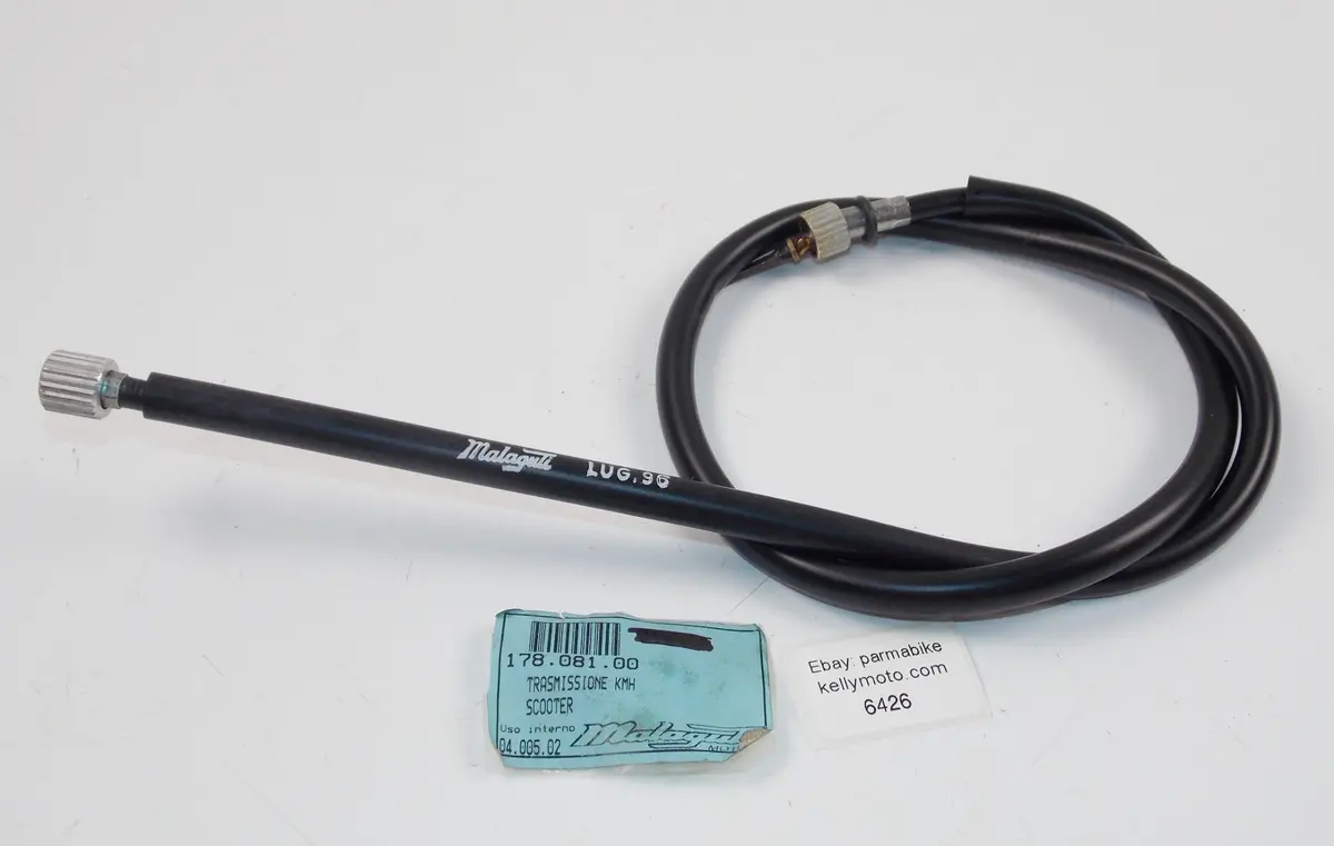 Nos Oem Malaguti Scooter F10 Speedometer Cable Km 178.081.00 | 17808100 1