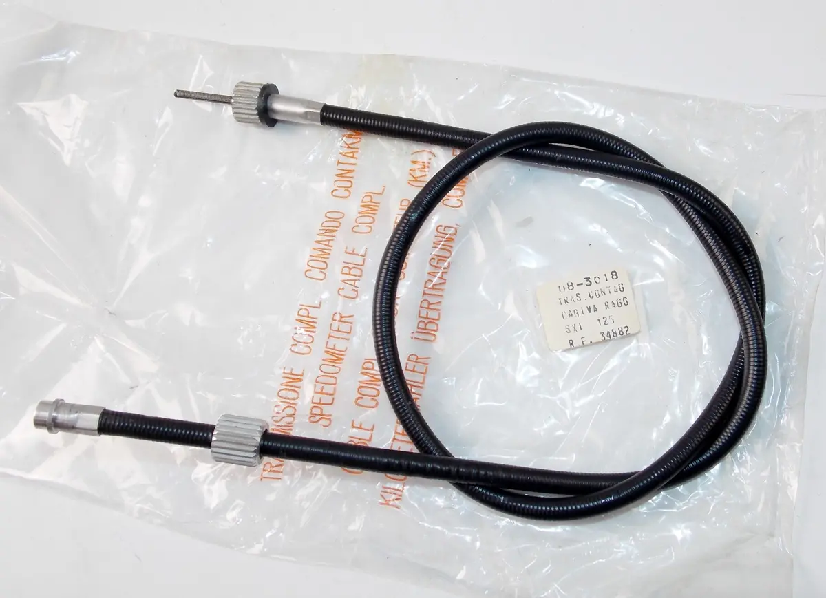 Black Vinyl Tachometer Cable Cagiva Aletta Rossa 125 Elefant 2 125 08-3018 1